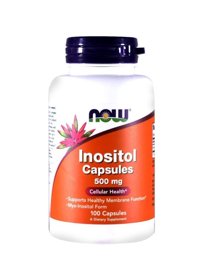 ناو فودز مجموعة مكملات غذائية الإينوزيتول من 100 كبسولة مكونة من 3 عبوات - Image 1