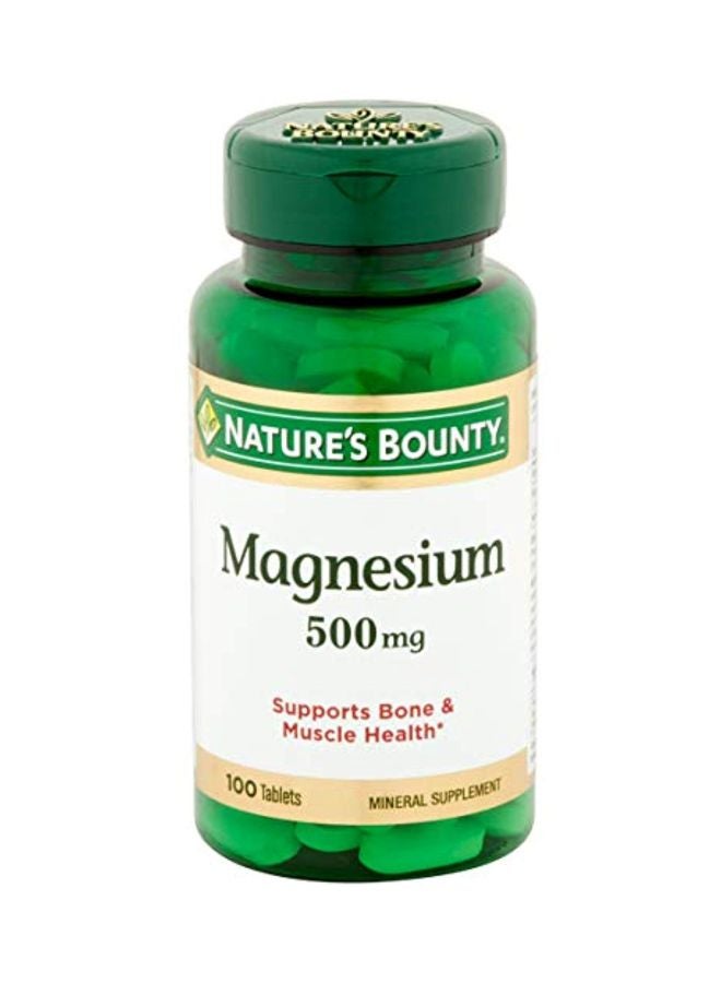 Pack Of 6 Magnesium 500 mg Mineral Supplement - 100 Tablets - v1575366142/N32453644A_1