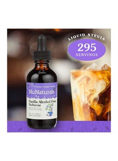 NuNaturals NuStevia Liquid Dietary Supplement - Vanilla Stevia  - Image 3