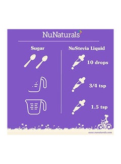 NuNaturals NuStevia Liquid Dietary Supplement - Vanilla Stevia  - Image 5