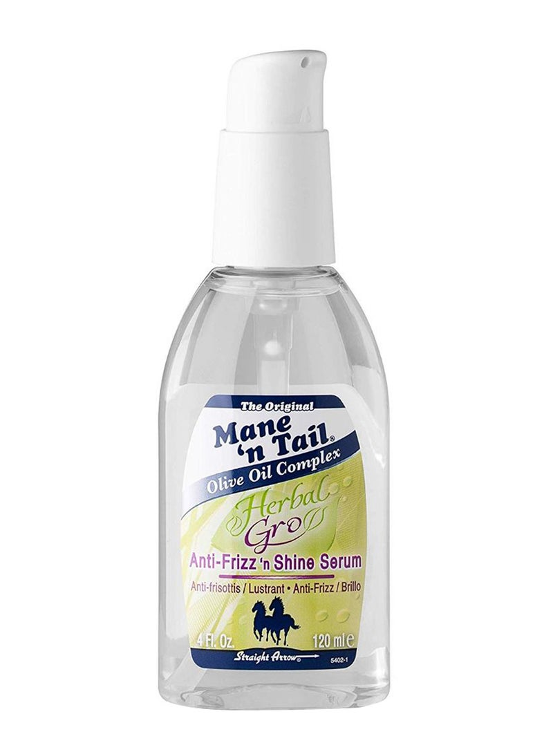 Mane 'n Tail - Herbal Gro Anti-Frizz N Shine Serum 120ml - Image 1