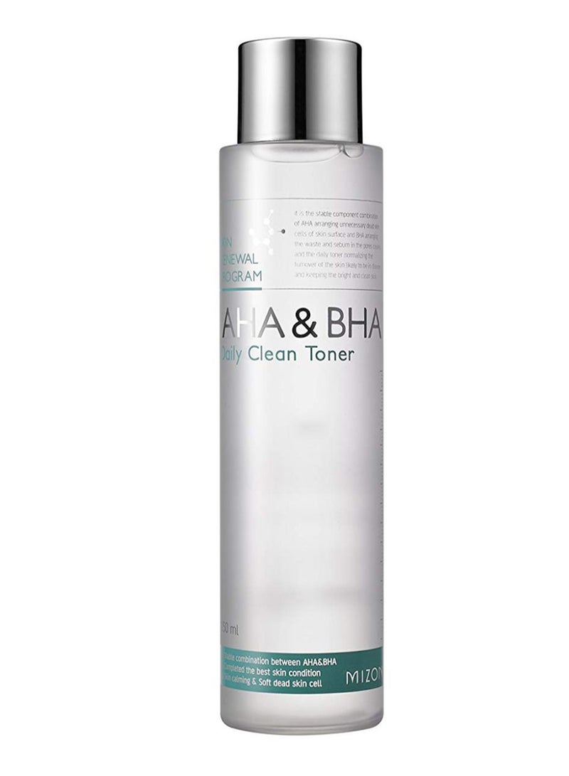 MIZON AHA And BHA Daily Clean Toner Clear - Image 1