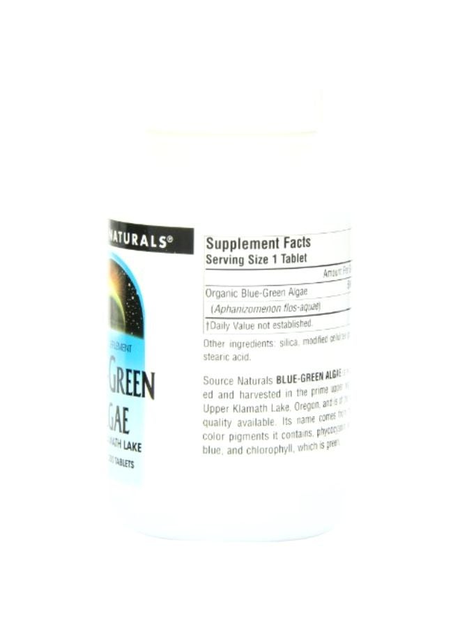 Source Naturals Blue-Green Algae Dietary Supplement 500mg - 200 Tablets - Image 2