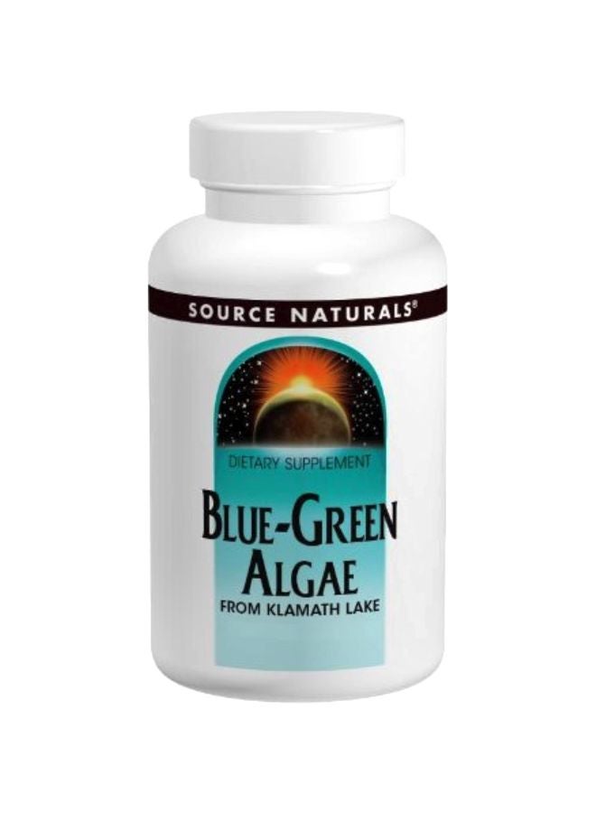 Source Naturals Blue-Green Algae Dietary Supplement 500mg - 200 Tablets - Image 1