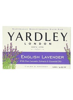 24-Piece English Lavender With Essential Oils Moisturizing Bath Soap Bar Set