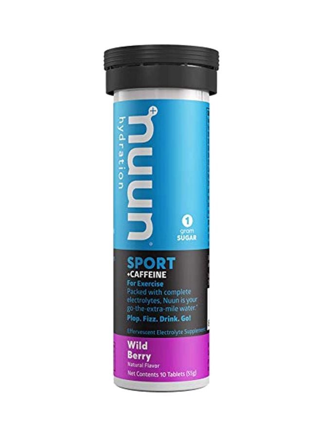 نون Pack Of 2 Electrolyte +Caffeine Supplement - Wild Berry Flavored Drink - 10 Tablets - Image 2