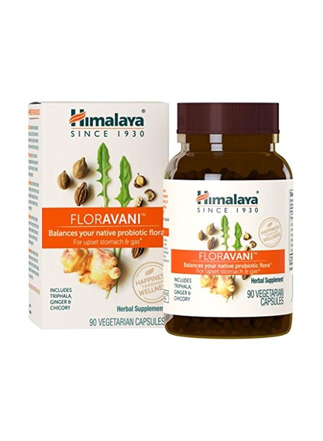 Himalaya Herbal Healthcare - FlorAvani Herbal Supplement 271 mg - 90 Vegetarian Capsules - Image 1