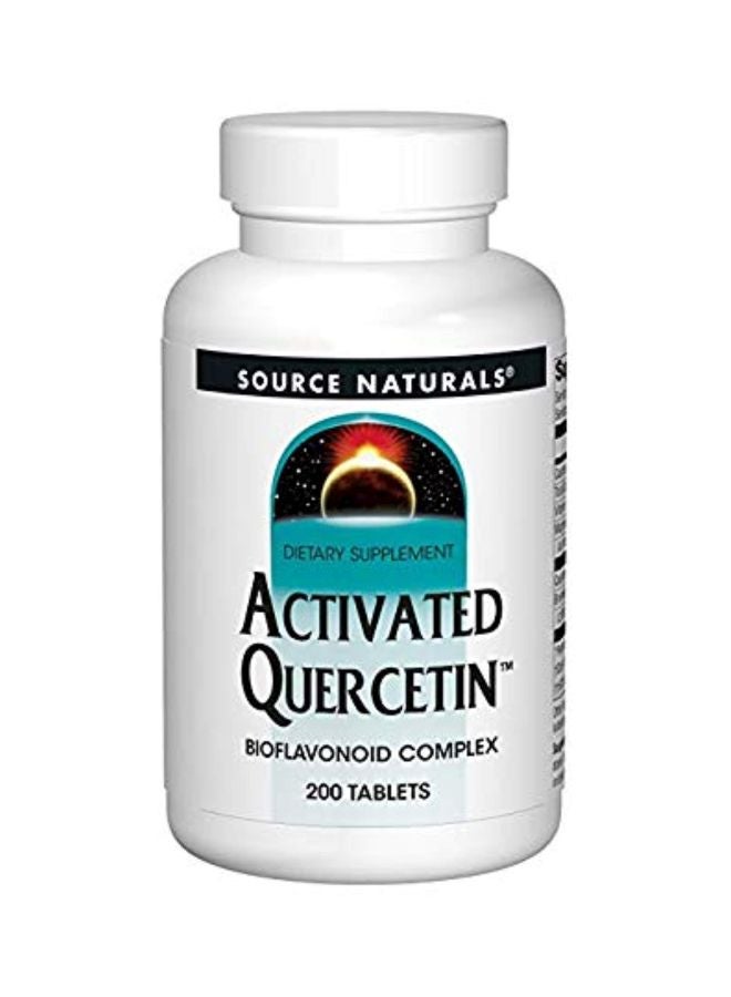 Source Naturals Activated Quercetin Bioflavonoid Complex Dietary Supplement - 200 Capsules - Image 1