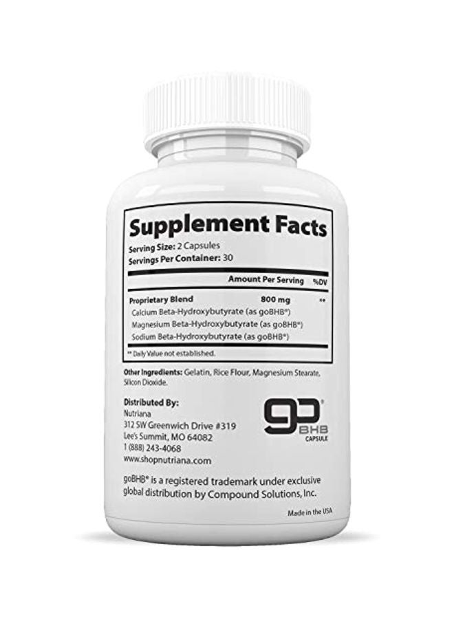 Nutriana Keto Slim Diet Pills - 60 Capsules - Image 2