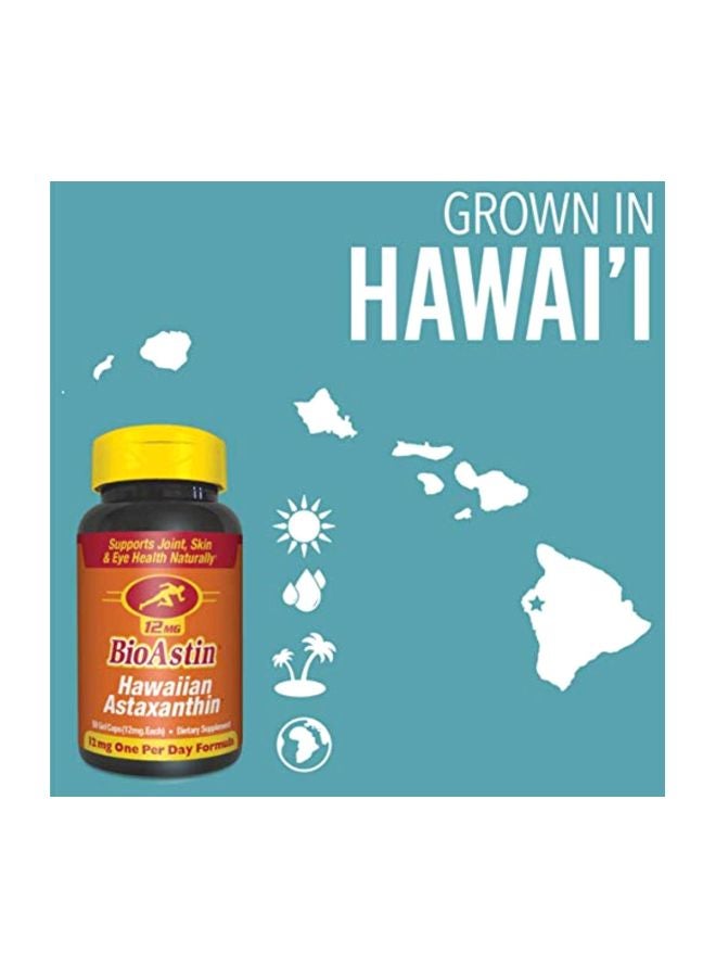 Nutrex Hawaii BioAstin Hawaiian Astaxanthin 12mg - 50 Gel Capsules  - Image 5