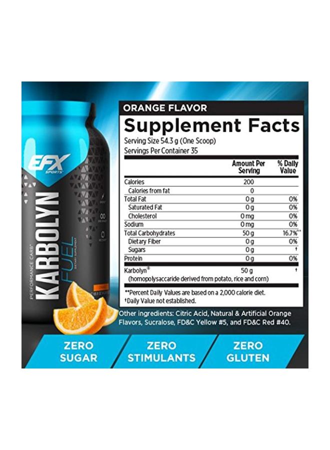 EFX SPORTS Karbolyn Nutritional Shake 4 lb 4.8 oz - 1950 g  - Image 3