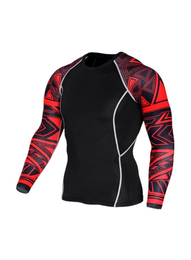 Generic Long Sleeves Quick Dry T-shirt XL - Image 4