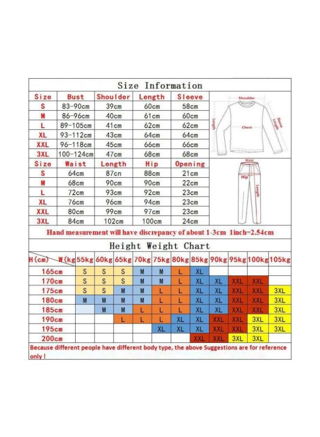 Generic - Long Sleeves T-Shirt And Pant Set S - Image 1