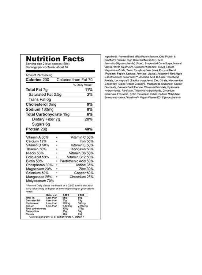 Gnarly Nutrition - Meal Replacement Vegan Protein Blend Vanilla - Image 1