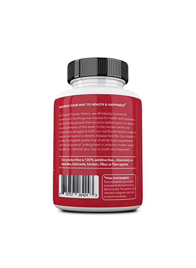 Ancestral Supplements Grass Fed Beef Heart Dietary Supplement - 180 Capsules  - Image 3