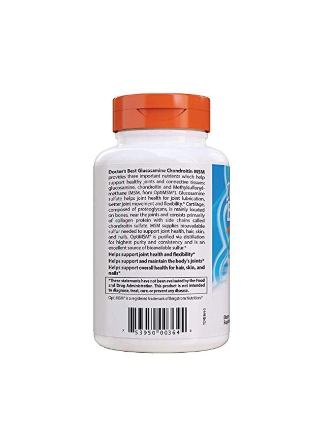 Doctor's BEST - Glucosamine Chondroitin MSM With OptiMSM - 360 Capsules - Image 1