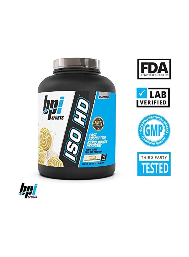 BPI SPORTS ISO HD Dietary Supplement - Vanilla Cookie - Image 3