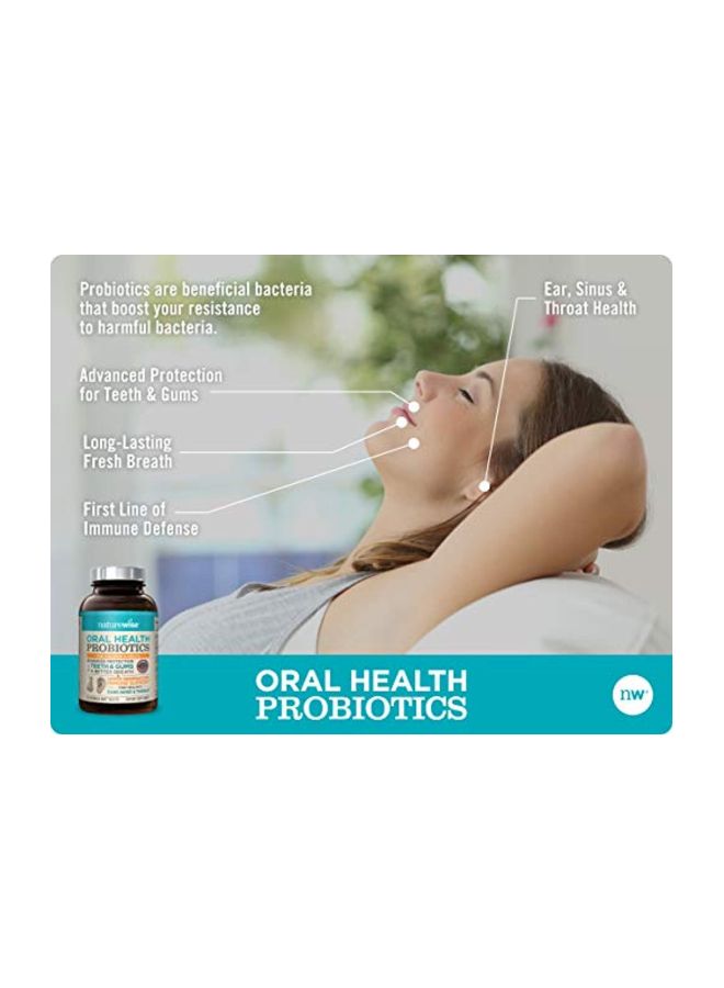 NatureWise Oral Health Probiotics Dietary Supplement - 50 Capsules - Image 3