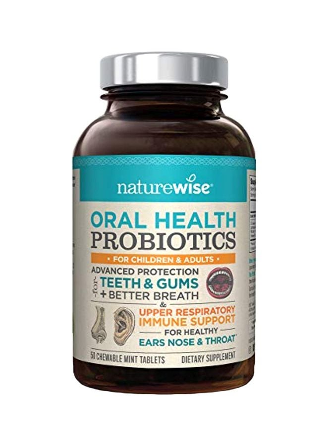 NatureWise Oral Health Probiotics Dietary Supplement - 50 Capsules - Image 1