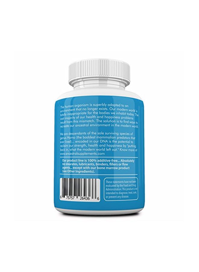 Ancestral Supplements Grass Fed Beef Lung Dietary Supplement 500 Mg - 180 Capsules  - Image 3