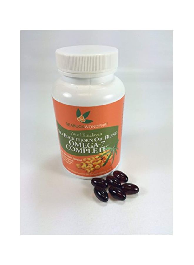 مكمل غذائي بخلطة أوميجا 7 من زيت الغاسول النقي من الهيمالايا 500 مللي جرام - 120 حبة هلامية لينة - Image 2
