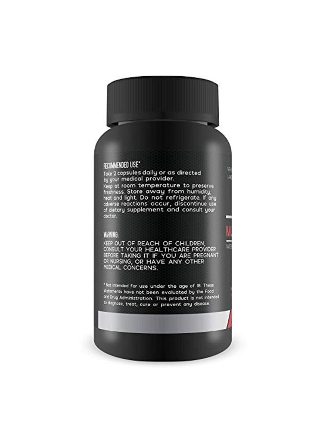 Muscle X Boost - Muscle Growth Support Dietary Supplement - 60 Capsules - Image 1