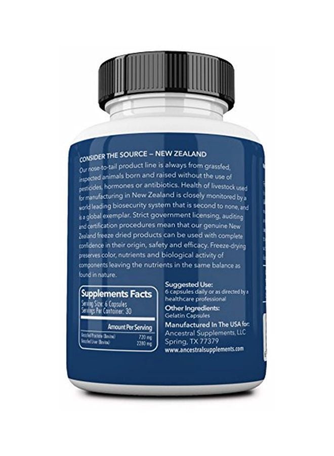 Ancestral Supplements Grassfed Prostate Dietary Supplement - 750 mg - 180 Capsules  - Image 2