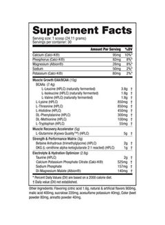 NutraBio Intra Blast Dietary Supplement - Tropical Fruit Punch  - Image 2