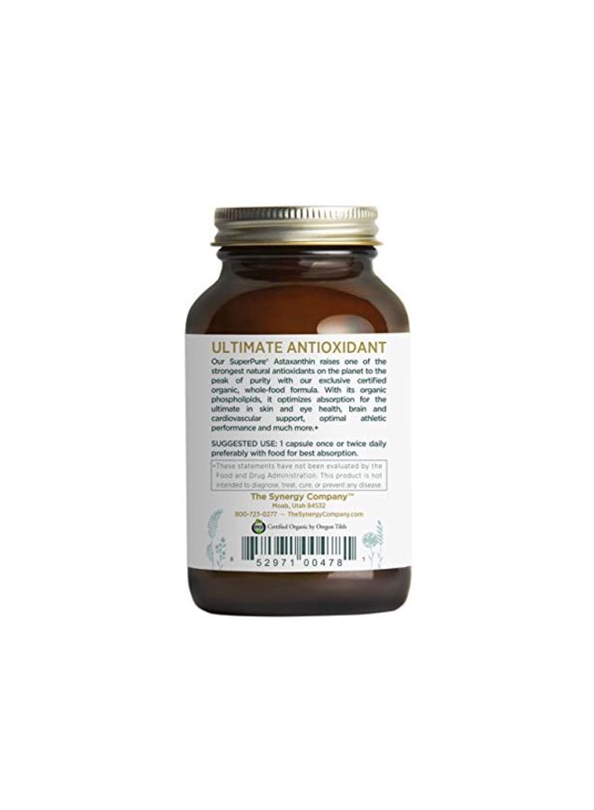 بيور سينرجي مكمل غذائي سوبر بيور أستاكسانثين - 60 كبسولةً - Image 3