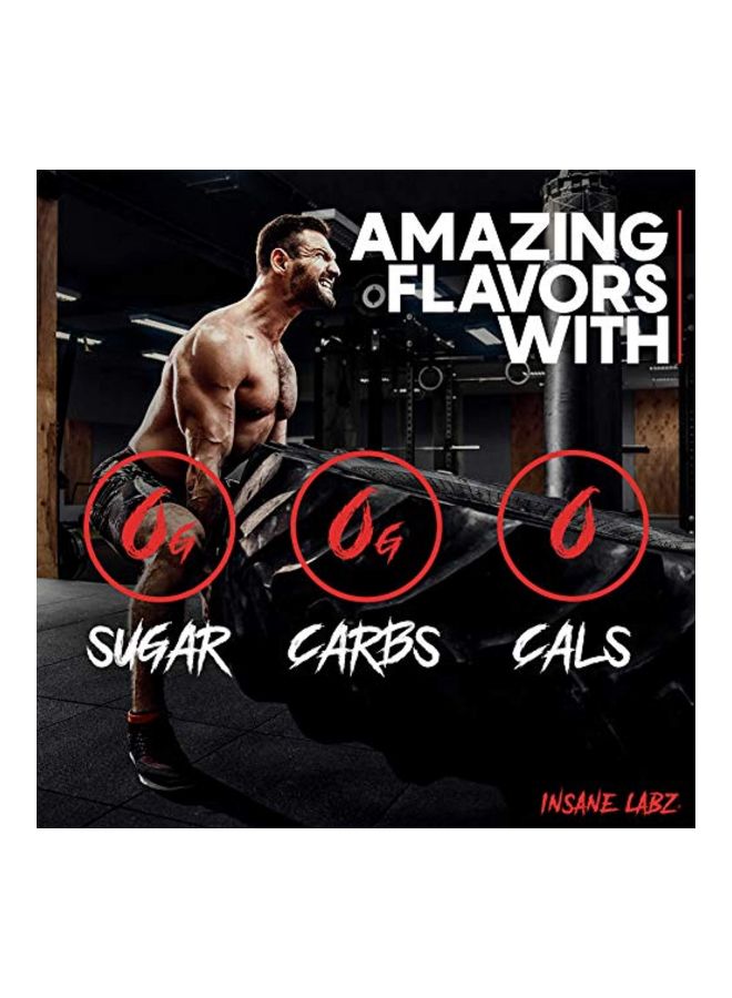 Insane labz Psychotic Mid Stimulant Black Edition Pre Workout Powder - Fruit Punch 220g  - Image 5