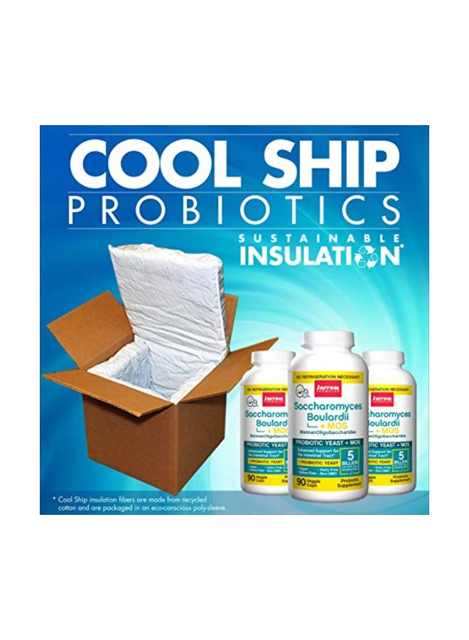 jarrow formulas Pack Of 3 Saccharomyces Boulardii + MOS Probiotic Supplement - 90 Capsules  - Image 3