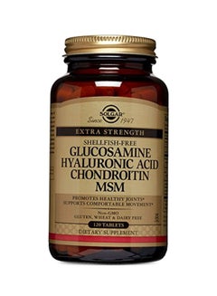 Pack Of 2 Glucosamine Hyaluronic Acid Chondroitin MSM - 120 Tablets