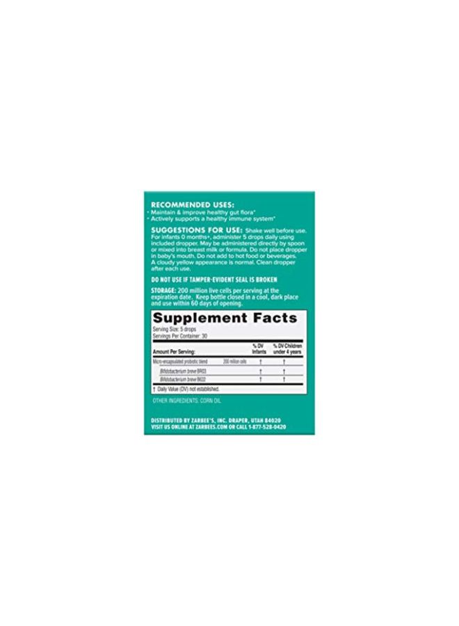 Zarbee's Naturals - Daily Probiotic Drops - Image 1