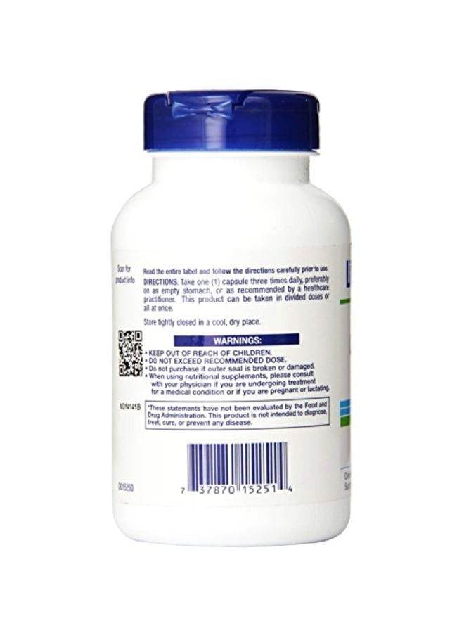 لايف إكستنشن 90 Pcs Vegetarian Acetyl-L-Carnitine Arginate Capsules - Image 3