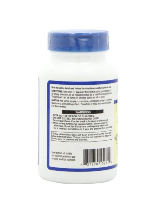 لايف إكستنشن 90 Pcs Vegetarian Acetyl-L-Carnitine Arginate Capsules - Image 5