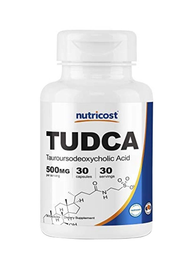 Nutricost - Tudca Tauroursodeoxycholic Acid 500mg - 30 Capsules - Image 1