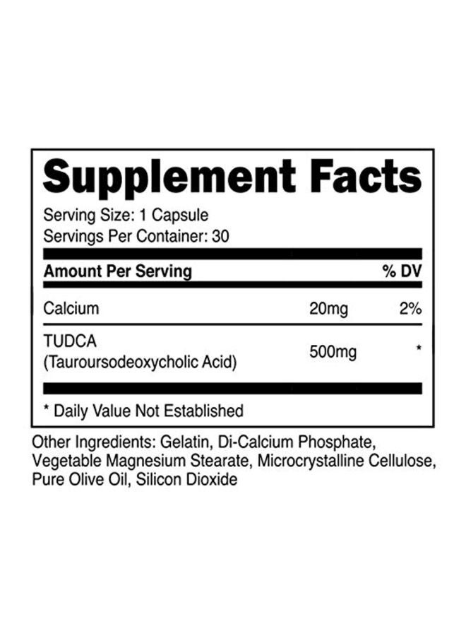Nutricost - Tudca Tauroursodeoxycholic Acid 500mg - 30 Capsules - Image 1
