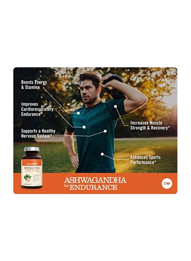 NatureWise Ashwagandha For Endurance Dietary Supplement - 60 Capsules - Image 3