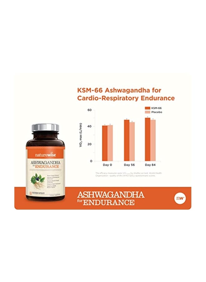 NatureWise Ashwagandha For Endurance Dietary Supplement - 60 Capsules - Image 4