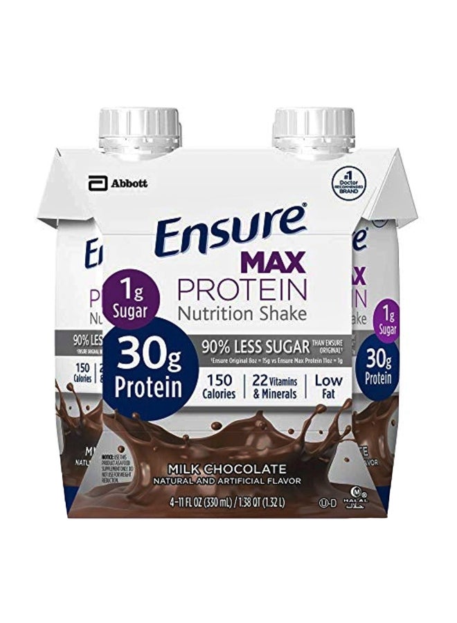 Pack Of 2 Protein Nutrition Shake - Milk Chocolate - v1575370635/N32466766A_1