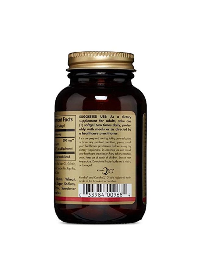 Solgar Megasorb Coq 10 Dietary Supplement 200 Mg 60 Softgels - Image 3