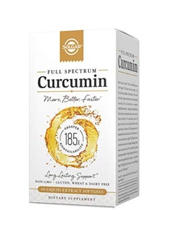 Full Spectrum Curcumin Liquid Extract - 60 Softgels