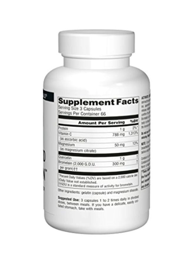 Source Naturals Activated Quercetin Bioflavonoid Complex Vitamins & Dietary Supplement - 200 Capsules - Image 2