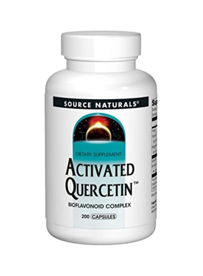 Source Naturals Activated Quercetin Bioflavonoid Complex Vitamins & Dietary Supplement - 200 Capsules - Image 1