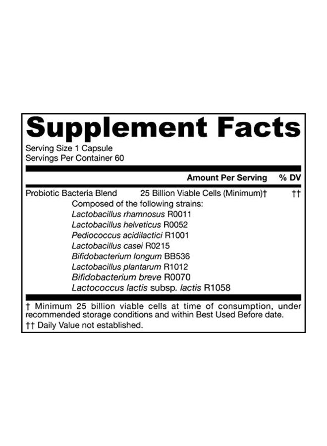 jarrow formulas Pack Of 2 Jarro-Dophilus EPS Gastrointestinal Support Dietary Supplement - 60 Capsules  - Image 2