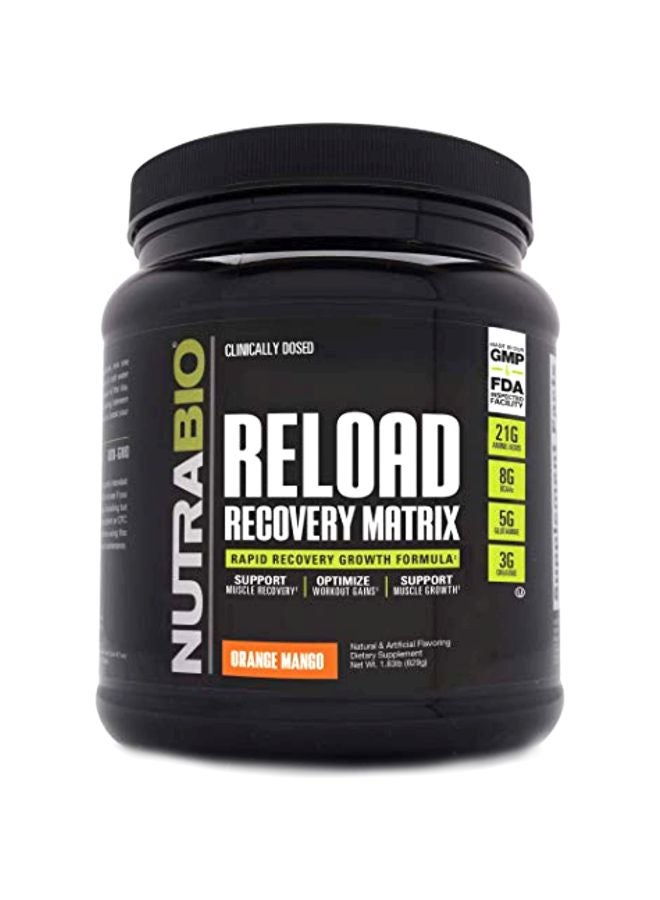 NutraBio Reload Recovery Matrix Dietary Supplement - Orange Mango  - Image 1