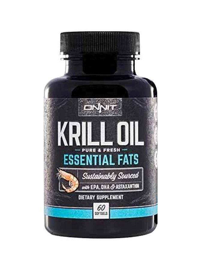 أونيت مكمل غذائي بزيت كريل بتركيز 1000 ملجم - 60 كبسولة هلامية - Image 1