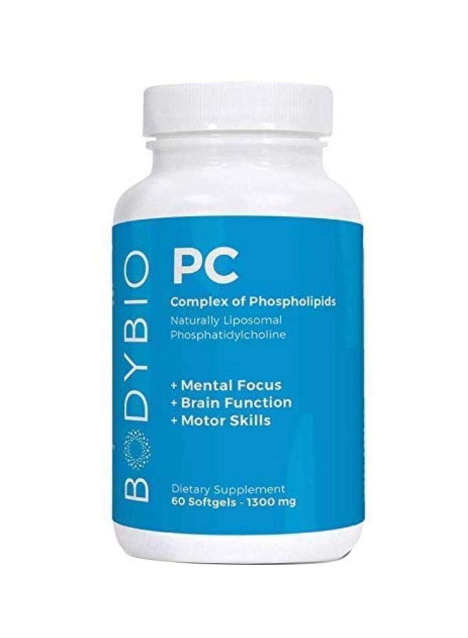 Body Bio PC Dietary Supplement 1300mg- 60 Softgels  - Image 1
