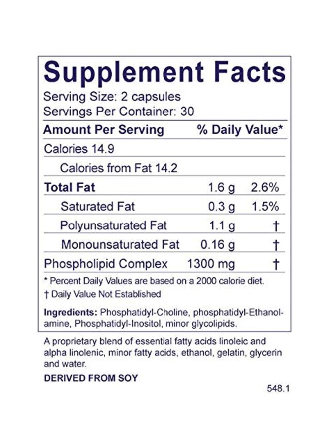 Body Bio PC Dietary Supplement 1300mg- 60 Softgels  - Image 2