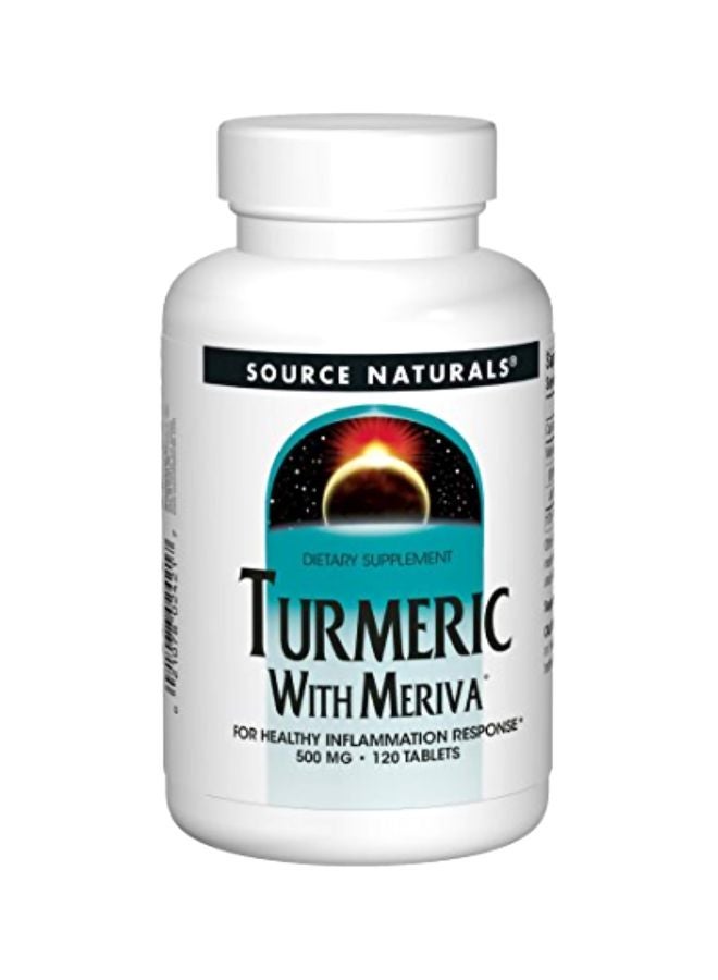 Source Naturals Turmeric With Meriva Dietary Supplement 500 Mg - 120 Tablets - Image 1